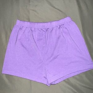 Cute purple shorts